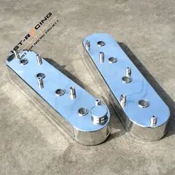 FOR Chevy LS1 LS2 LS6 Fabricated Aluminum Valve Covers Tall Polished w/ Coil Mounts