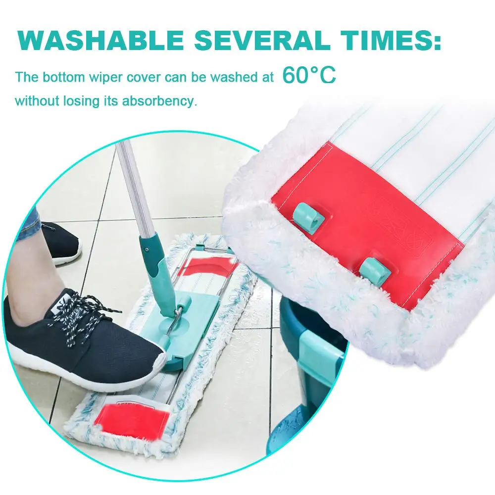 Leifheit Profi XL 바닥 와이퍼와 호환되는 극세사 패드