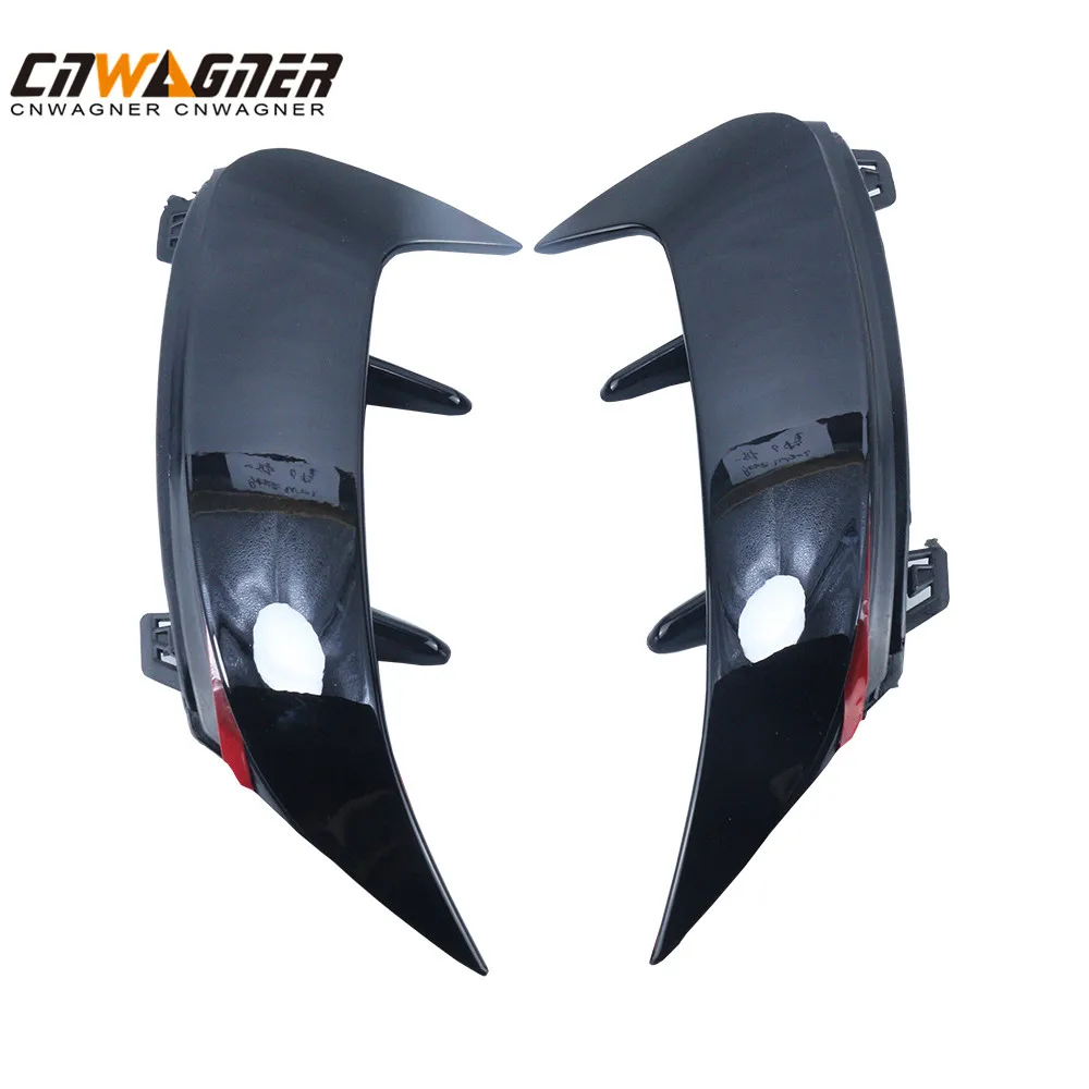 For Benz W177 AMG Line A Class A200 A250 A35 2019  Rear Bumper Lip Fog Lamp Cover Chin Spoiler Splitter Body Kit Accessories