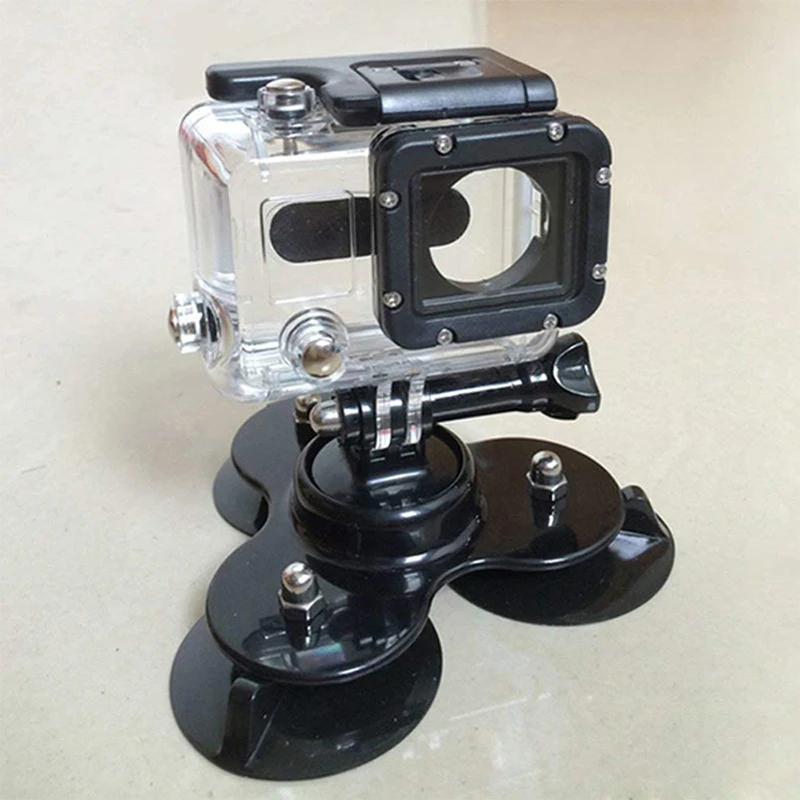 Potrójna szyba samochodowa deska surfingowa mocowanie kubka w formie przyssawki statyw samochodowy do GoPro SJCAM Yi Dji Osmo kamera akcji — zdjęcie produktu 5