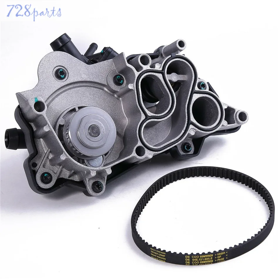 Kit de bomba de água e correia, adequado para vw beetle cc golf jetta tiguan audi a3 a4 q3 1.4t ea211 04e 121 600 ag 04e 121 605 e z = 87