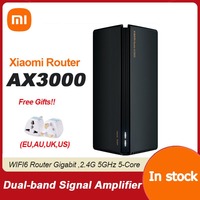 Original Xiaomi Router AX3000 Mesh Wifi6 2.4G 5.0 GHz Full Gigabit 5G WiFi Repeater 4 Antennas Network Extender Mesh Routers