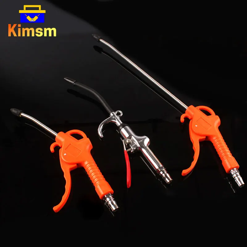 Air Blow Gun Air Compressor Dust Gun With 6-15m Spring Trachea Car Cleaning Woodworking Dust Removal  Portable Pneumatic Tools