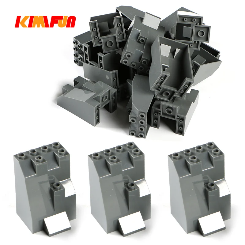 100g/Pack Moc Rock Panel Steingarten Berg Szene DIY Stadt Street View Groß Bausteine Bricks Set Spielzeug