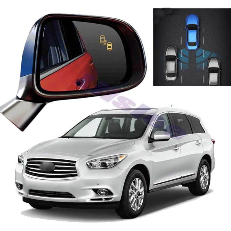 

For Infiniti QX60 2017 2018 2019 2023 Car BSM BSD BSA Radar Warning System Safety Driving Alert Mirror Detection Sensor