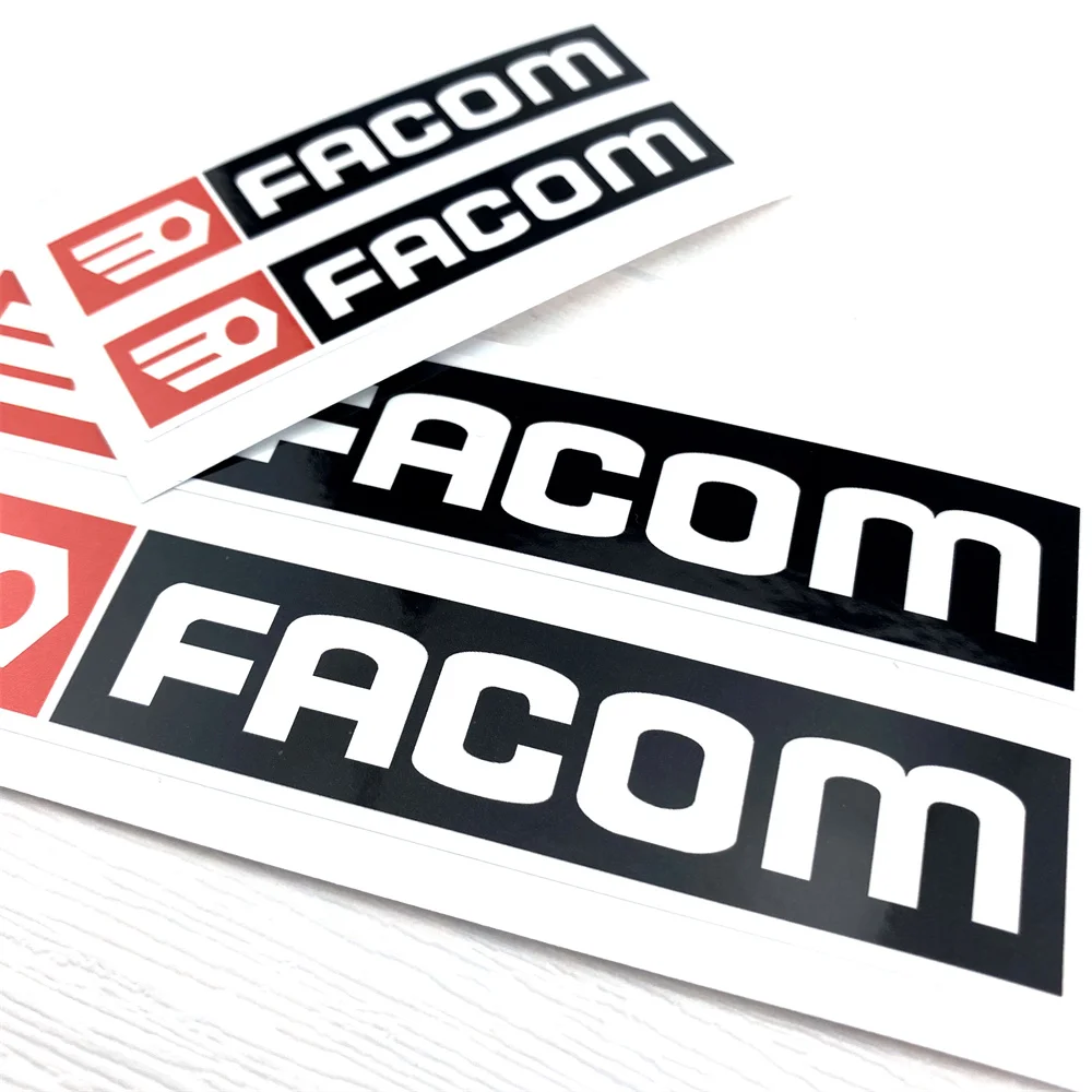 Apply to FACOM Stickers, High-end Tool Labels, Apply To Various Surface Decoration Decals Of Automobiles And Motorcycles, 2-piec