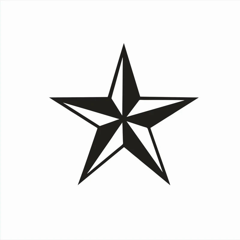 Nautical Star Sea Naval Vinyl Die Cut Car Decal Sticker Window Laptop Sticker Many Colours Choose