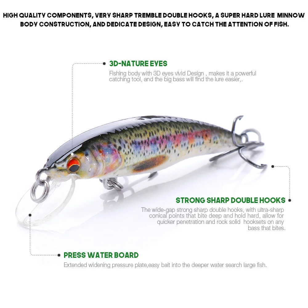 Mini Minnow Wobbler Lures 3