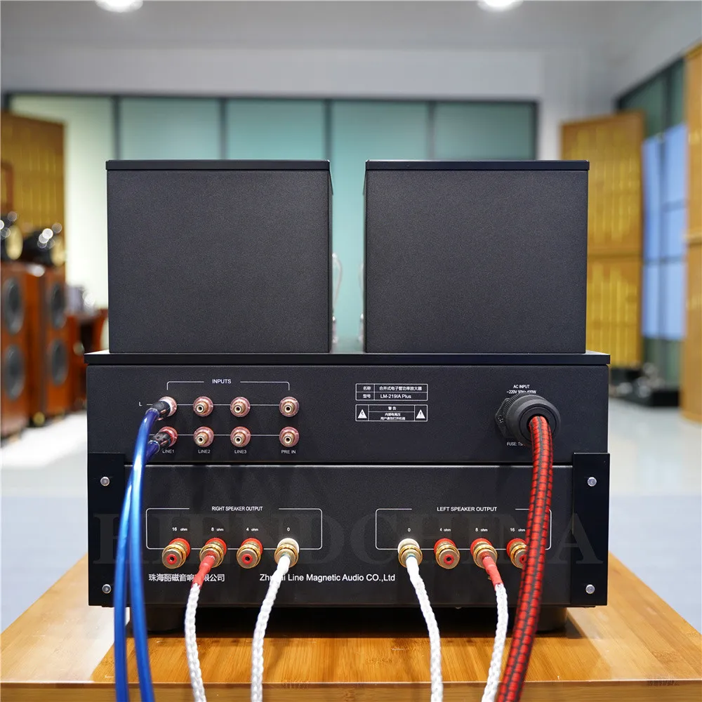 K-037 LineMagnetic LM-219IA Plus مضخم طاقة أنبوبي متكامل 300B دفع 845 فئة أ 24 واط * 2 وضع المضخم المسبق التبديل #6