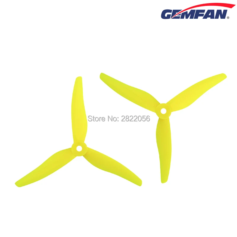 24 pcs/ 12 pairs Gemfan 51466 5inch 3 blade/ tri-blade Propeller Props CW CCW Brushless motor FPV Propeller for FPV Racing drone