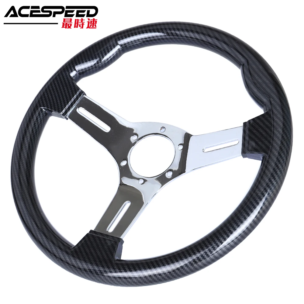 

330mm 13inch ABS Steering Wheel Car Universal Auto Accessories PC Game Kart Steering Wheel