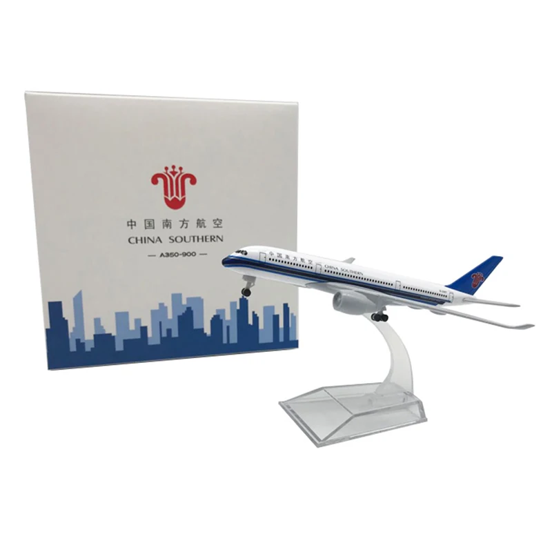 JASON TUTU 16CM China Southern Airlines Airbus a350 Airplane Model 1:400 Scale Diecast Metal Aircraft Collectible gift plane