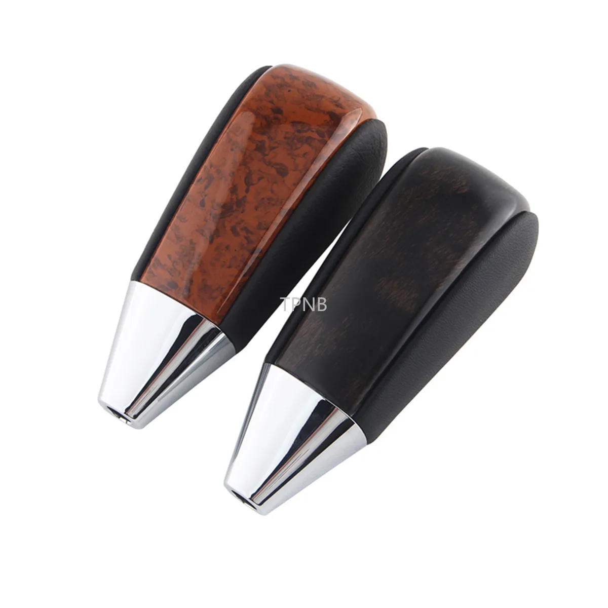 Black and Peach Wood Automatic Transmission Shift Knob for Toyota Land Cruiser 200 2008 2009 2010 2011 2012 2013 2014 2015