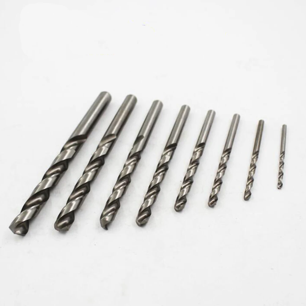 1PCS HSS M2(6542) Straight Handle Twist Drill Bits For Metal Iron Plate 3mm 3.5mm 4mm 4.5mm 5mm 6mm 7mm 7.5mm 8mm 10mm