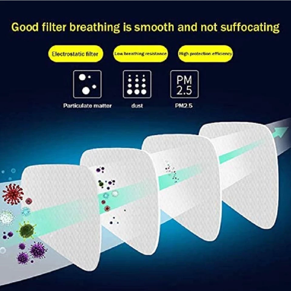 Accessory Dustproof 5N11 Cotton Filters For 3M 6001 6002 6004 Cartridge 6800/6200/7502 Spray Paint Chemical Respirator Gas Mask