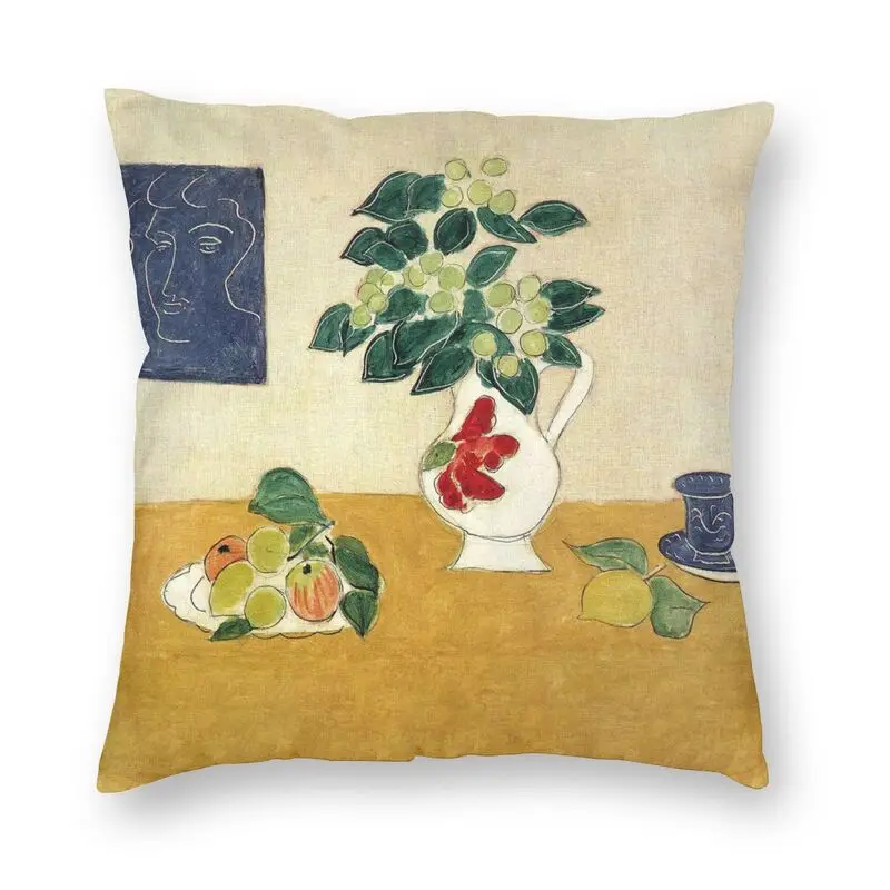 Ivy In Flower Pillow Cover Home Decor Henri Matisse Abstract Pattern Cushion Cover Throw Pillow for Sofa Double-sided Printing