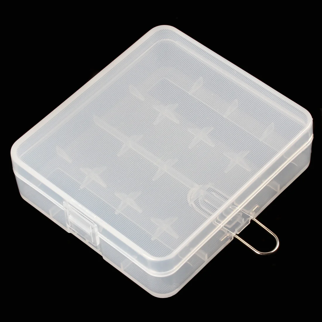 Portable Hard Plastic Case Holder Storage Box Transparent Batteries Storage Cases Fit for 4x18650 Batteries