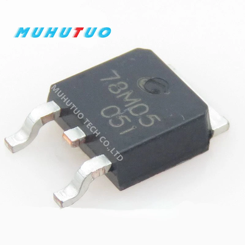 

20PCS 78M05 patch 7805 tri-terminal regulator L78M05CDT TO 252 SOT-252 5V 800MA