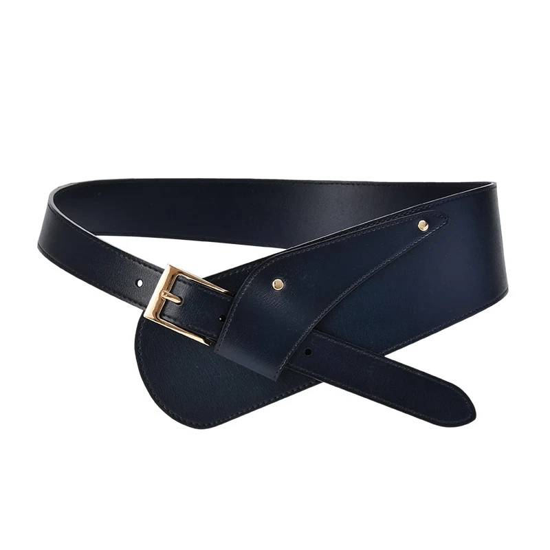 Belts Women Fashion Wide Belts Decorate waistband Accessory Luxury Genuine Leather Waist Corset Belt Female Dress Strap LB2196