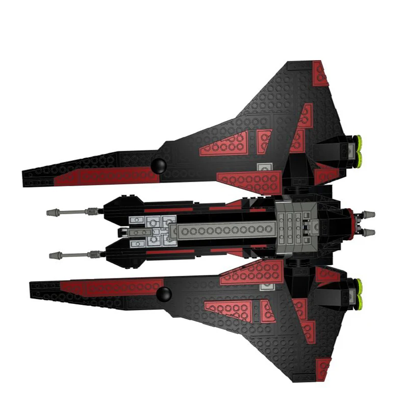 NEW Sar Plan Mandalorians Starfighter MOC 75316 Fighters - Maul Modified Ver. Building Blocks Collection Model DIY Bricks Toys