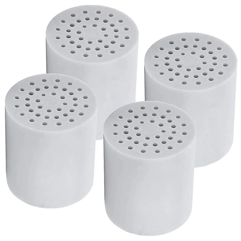 

4 Pack 15 Stage Universal Shower Water Filter Cartridges Removes Chlorine Microorganisms Hard Water - Replacement