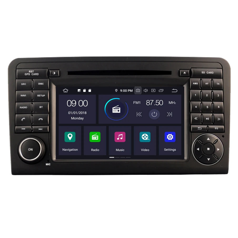 For Mercedes ML55 ML63 X164 GL320 GL350 GL420 GL450 GL500 GL550 Android Autoradio Car Multimedia Player Radio GPS CarPlay