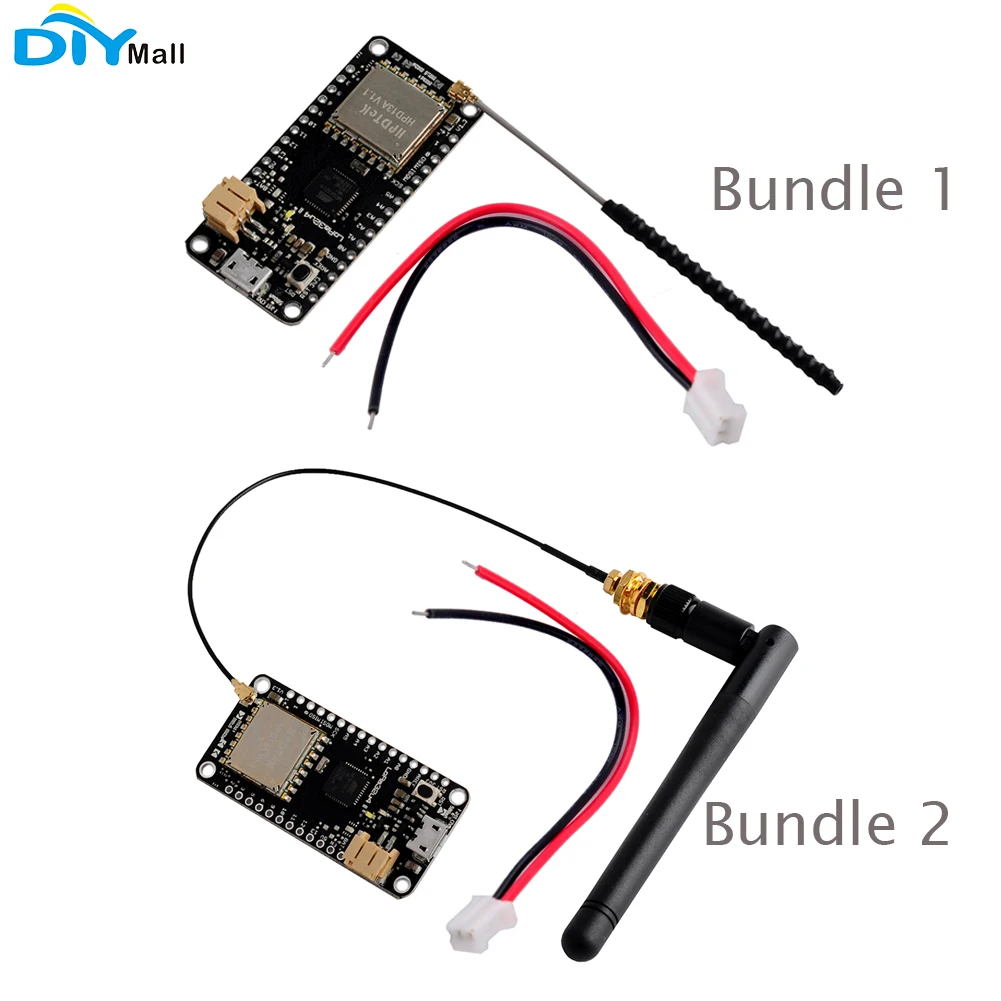 LoRa32u4 II Development Board 868MHz 915MHz Lora Module IOT SX1276 HPD13 Wifi Transceiver Module Antenna JST Connector