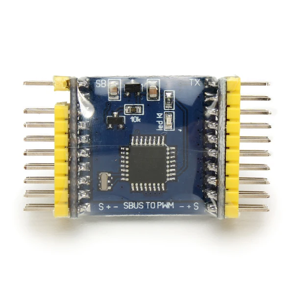SBUS To PWM PPM Decoder 16CH PWM output Servo For Futaba Frsky X8R RXSR Airplane