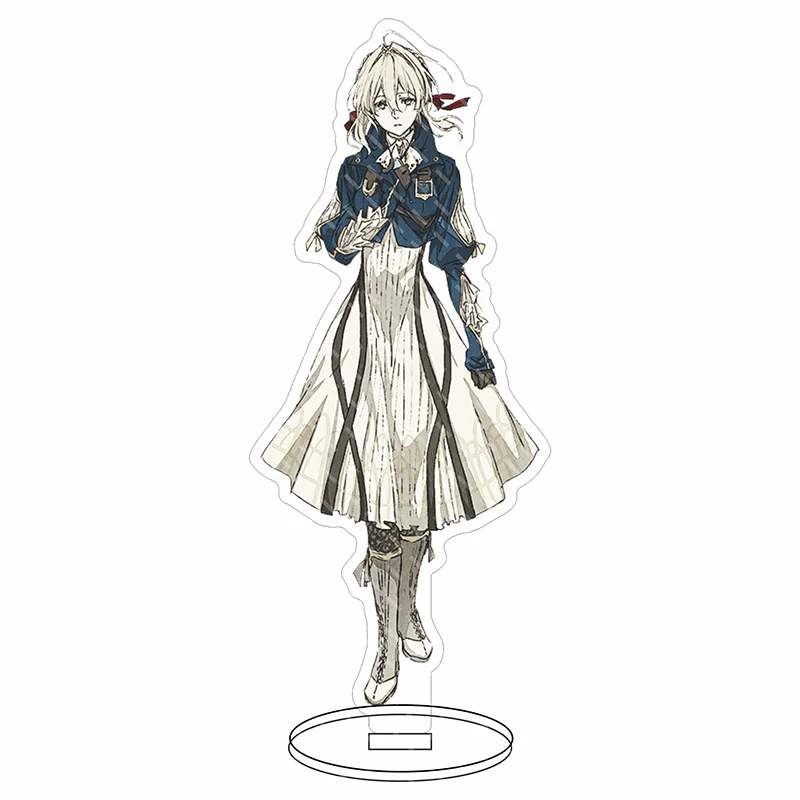 Violet Evergarden Character Model Anime Figure Cosplay Double-Sided Acrylic Stands Model Exquisite Desk Decor Xmas Gift Hot Sale