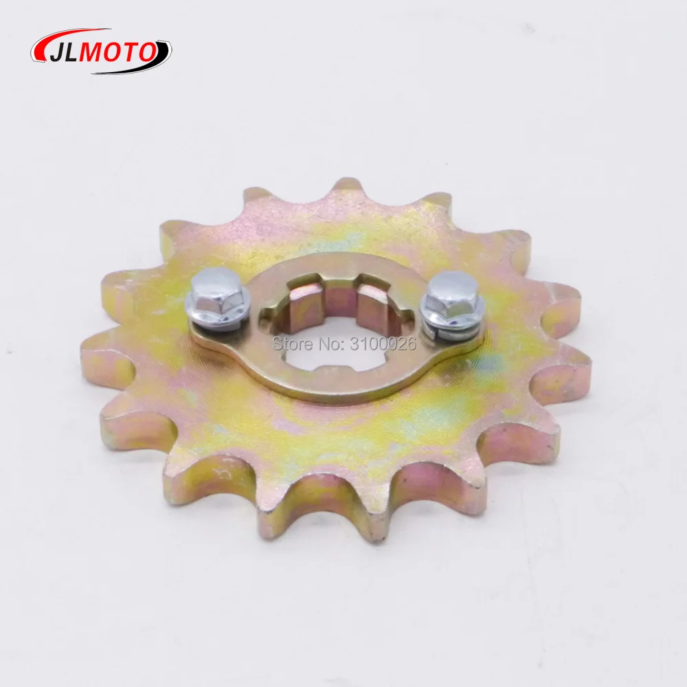 15T Sprocket Fit for GY6 CVT 150CC 200CC Engine 530# Chain Drive China ATV UTV Go Kart Buggy Quad Bike Scooter Motorcycle Parts