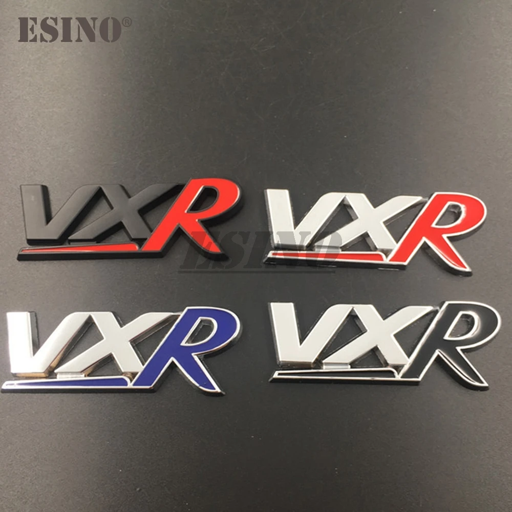 3D Vxr Racing Kofferbak Zinklegering Embleem Rear Body Achterklep Accessoires Lijm Styling Badge Voor Vauxhall Vxr