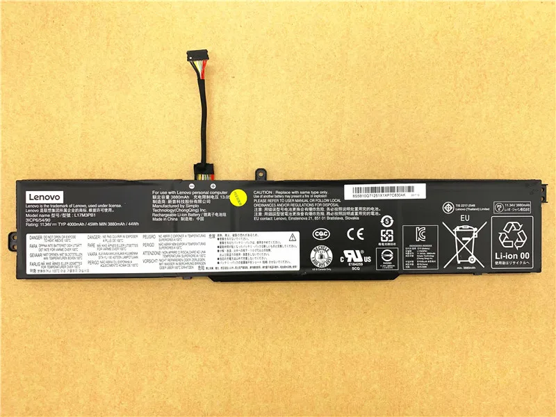 New genuine Battery for LENOVO L17L3PB0 L17C3PB0 L17M3PB0 L17M3PB1 11.34V 45WH