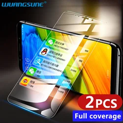 2PCS For Xiaomi Redmi Note 7 6 5 A1Full Cover Screen Protector Tempered Glass for Redmi 7 Pro 6A 5A 5 plus Protective Glass film