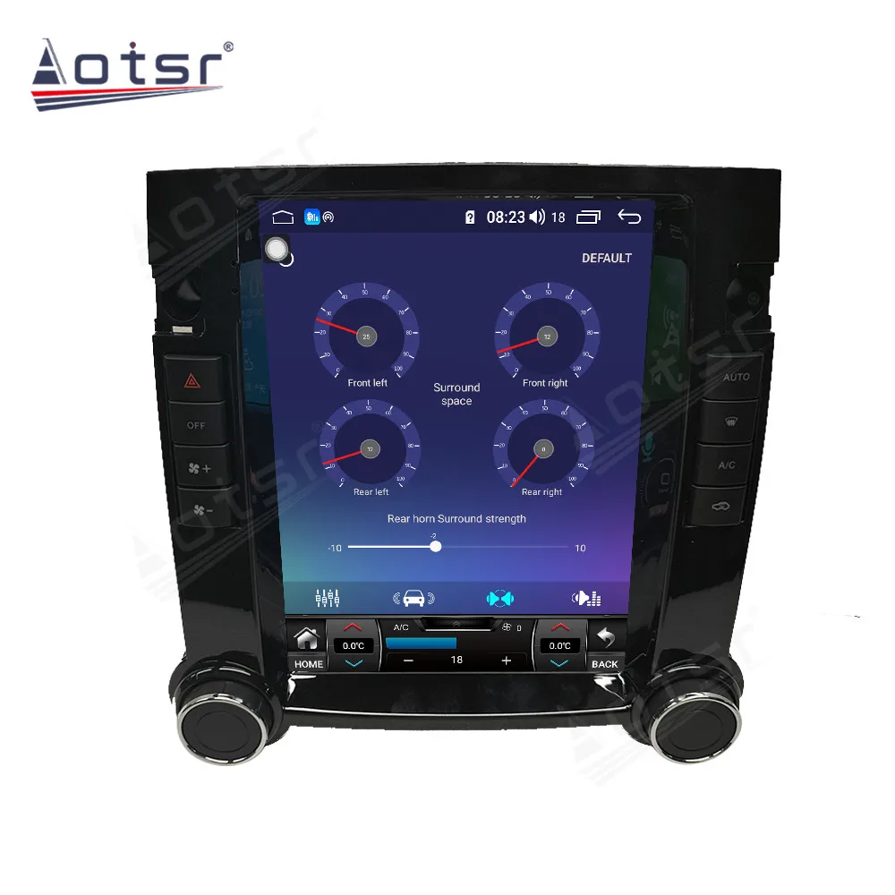 Android 10 Tesla Vertical Screen For Volkswagen Touareg GP 2003 -2011 Car GPS Navigation Radio Stereo Multimedia Player HeatUnit