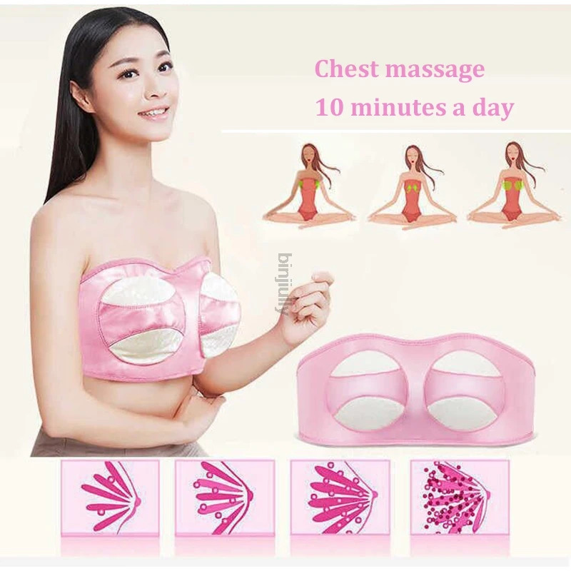 Electric Breast Enhancement Instrument Intelligent Vibration Bra Beautiful Bra Chest massager K0522