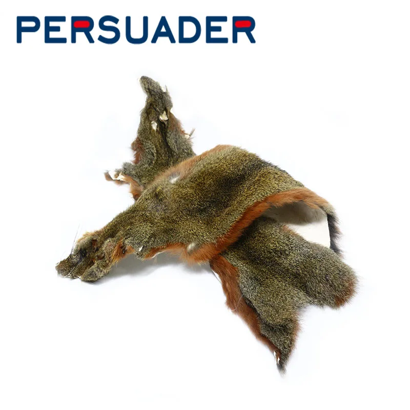 PERSUADER 2optional colors fly tying squirrel fur for nymph&dubbing material choiceness squirrel skin for dry fly insect lures