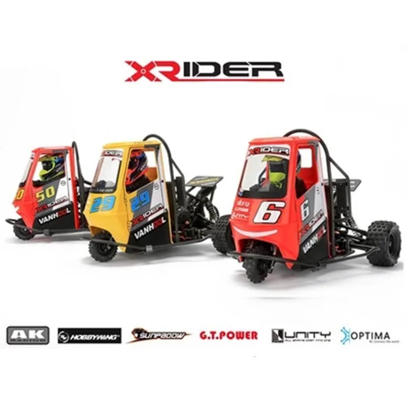 Triciclo eléctrico x-rider flamingos 1/8, 2,4G, 2WD, RTR drift