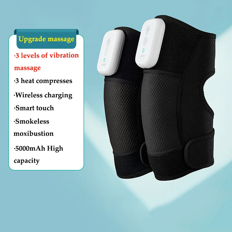 Knee massager knee joint physiotherapy electric heating knee pad massager old cold leg joints cool and warm knee pads