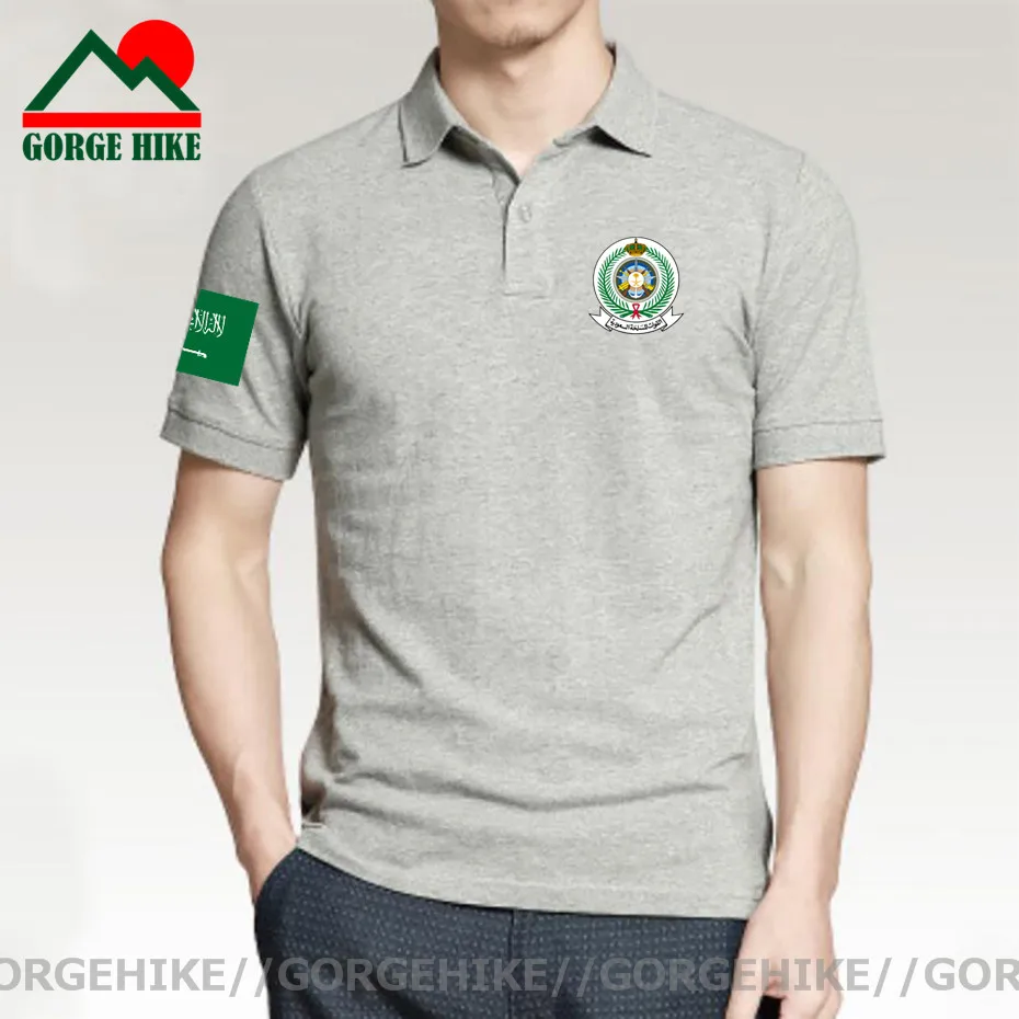 Saudi Armed Forces Lapel Polo Shirt Saudi Arabia Pilot Men Women Short Sleeve Shirt summer Sports jerseys golf tennis polo shirt