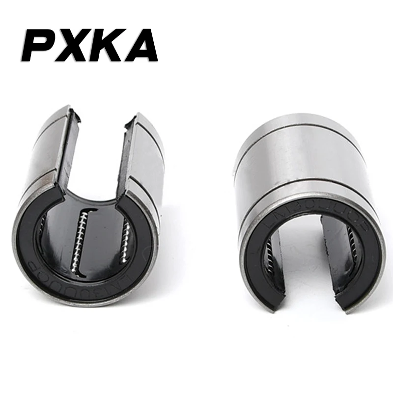 Open linear sliding motion bearings LM10UUOP LM12UUOP LM13UUOP LM16UUOP LM20UUOP LM25UUOP LM30UUOP LM35UUOP LM40UUOP LM50/60UUOP