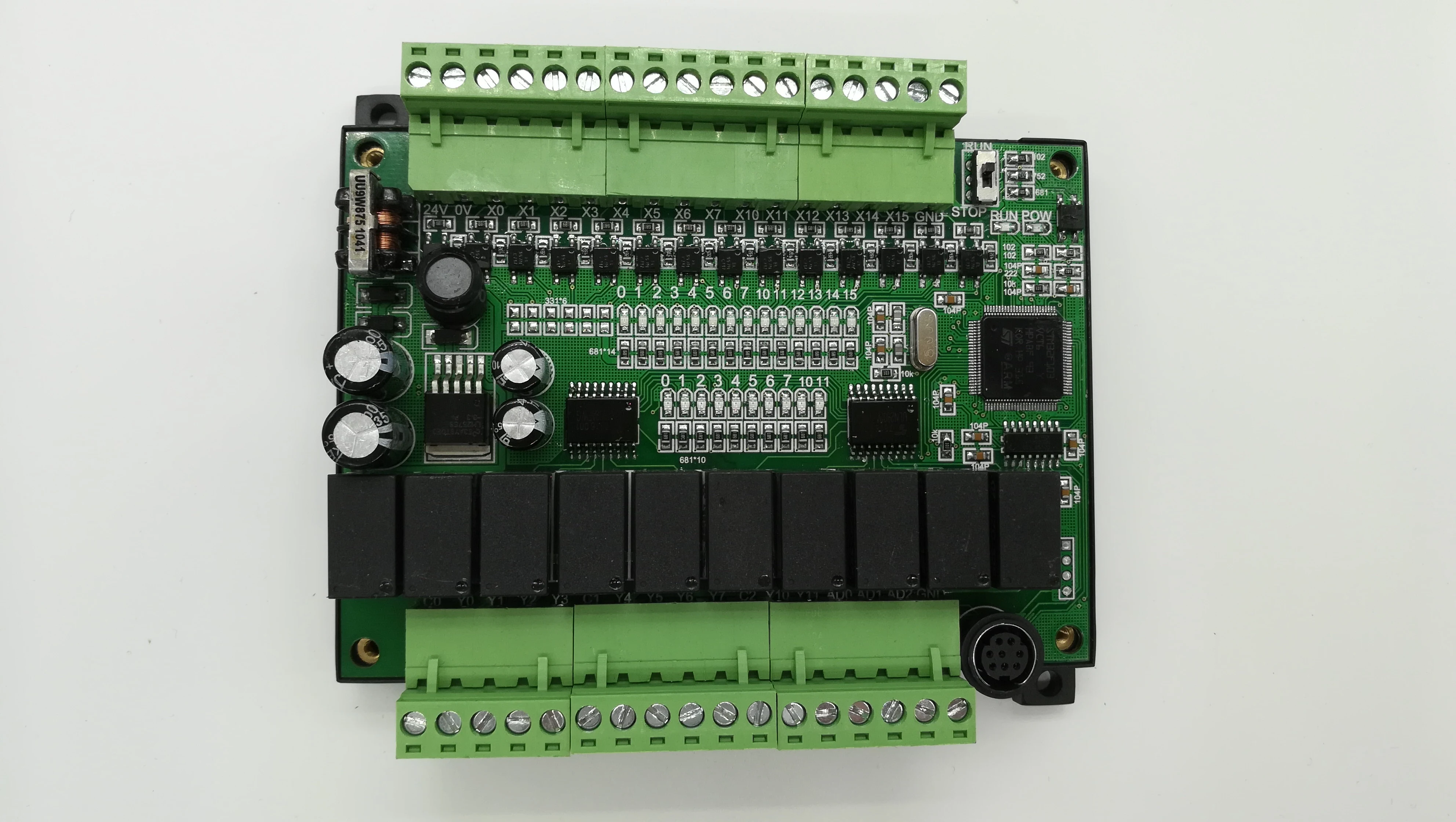 PLC Điều Khiển Công Nghiệp Ban Tương Thích Với FX1N24MR MT Tải Về Trực Tuyến Giám Sát Văn Bản Tương Tự Số Lượng Mất Điện Để Mainta