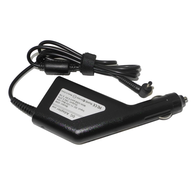 19V 2.37A 45W 4.0*1.35mm Laptop Dc Car Power Adapter Charger For Asus UX21A UX31A UX32A UX32V X553M X553MA 5V 2.1A USB Charger