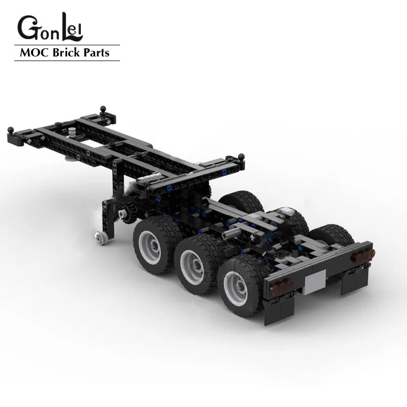 NEW Truck Lead Chassis Containerchassis Trailer fit for 42078 Mark Anthem Building Blocks Assemble Bricks Model Toys Gifts