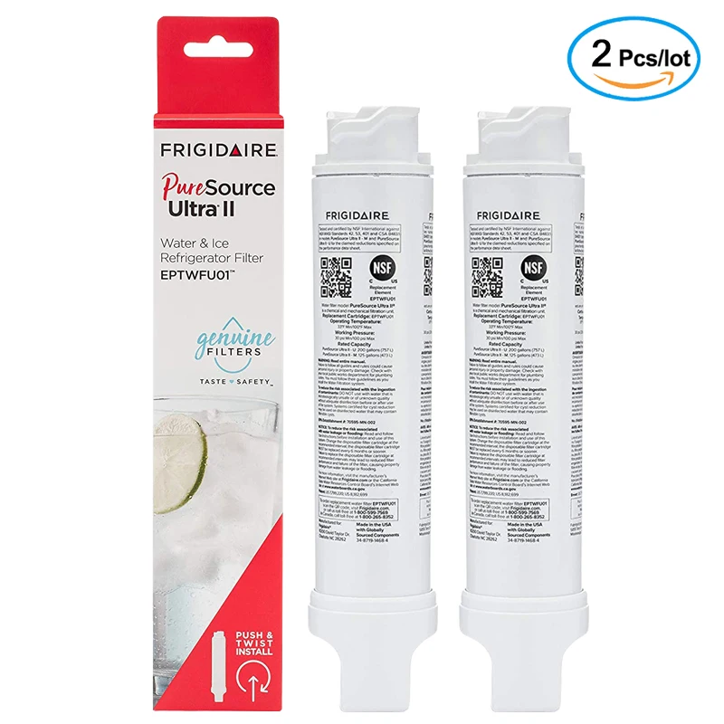 Frigidaire – filtre à eau pour réfrigérateur, 2 paquets, EPTWFU01