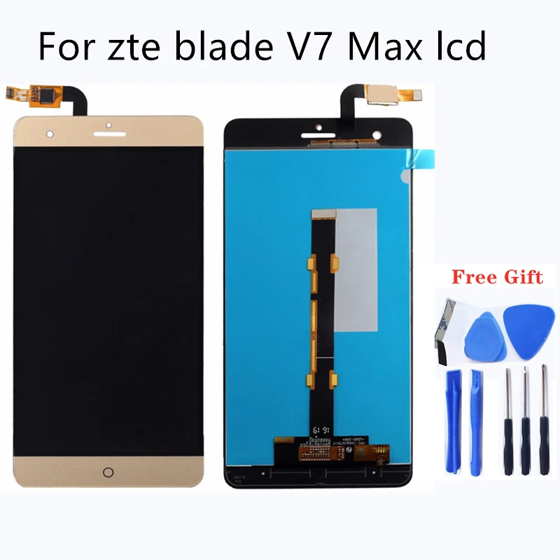 

For ZTE blade V7 Max LCD Display Glass panel Touch Screen digitizer Assembly Phone Parts Repair kit For ZTE Blade V7 Max Screen