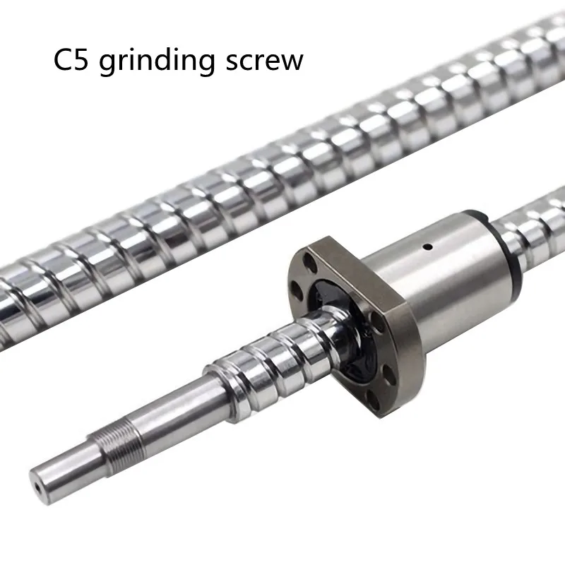 Precision C5 Grinding Ball Screw Set SFU1205/1210/1605/1610/2005/2010 With Ballnut+BK/BF+Coupling+Nut Seat For CNC Machines Part