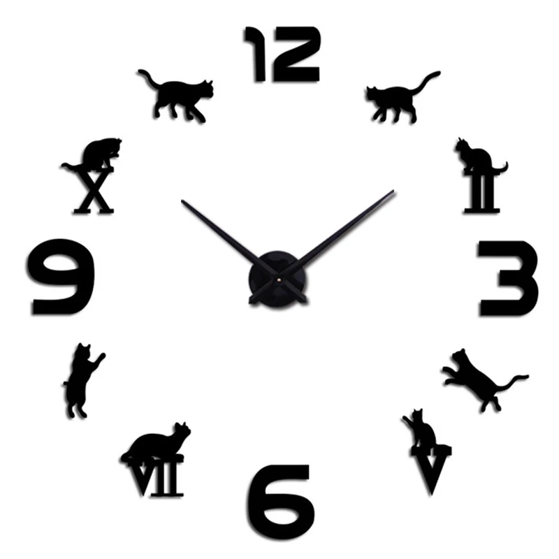 

new wall clock diy clocks reloj de pared quartz watch europe living room large decorative horloge murale watches stickers