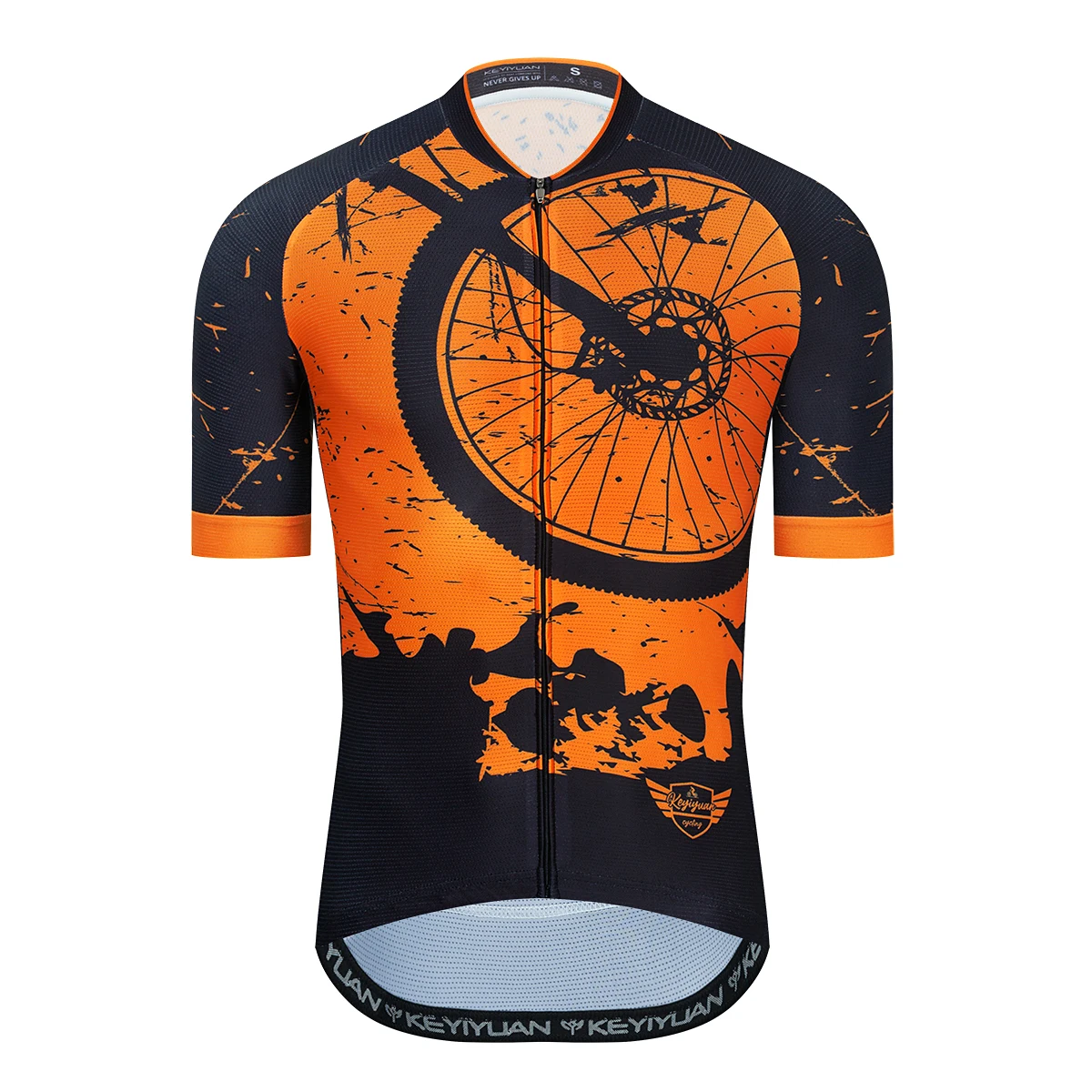 

KEYIYUAN Cycling Jersey Men Short Sleeve Mountain Bike Tops Breathable Bicycle Shirts Road MTB Clothing Abbigliamento Ciclismo