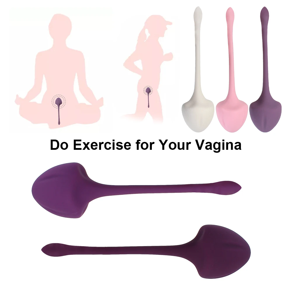 Vaginal Tight Exercise 5Pcs/Set Safe Silicone No Vibrator Vaginal Geisha Ball Machine Erotic Sex Toy for Women Kegel Ball