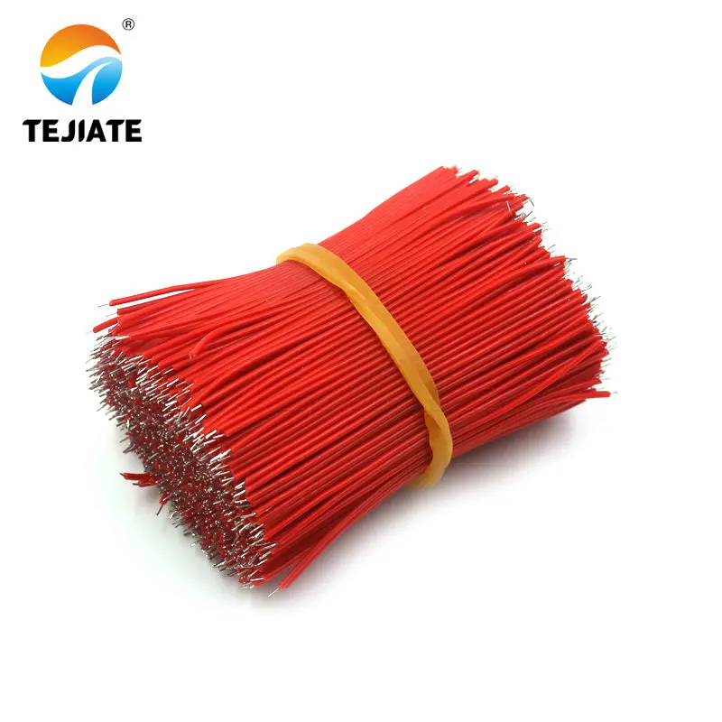 100PCS 5/0.8 24AWG 5/15CM Jumper-wire Welding-wire Conducting-wire Electronic Connecting-wire Tin-plated